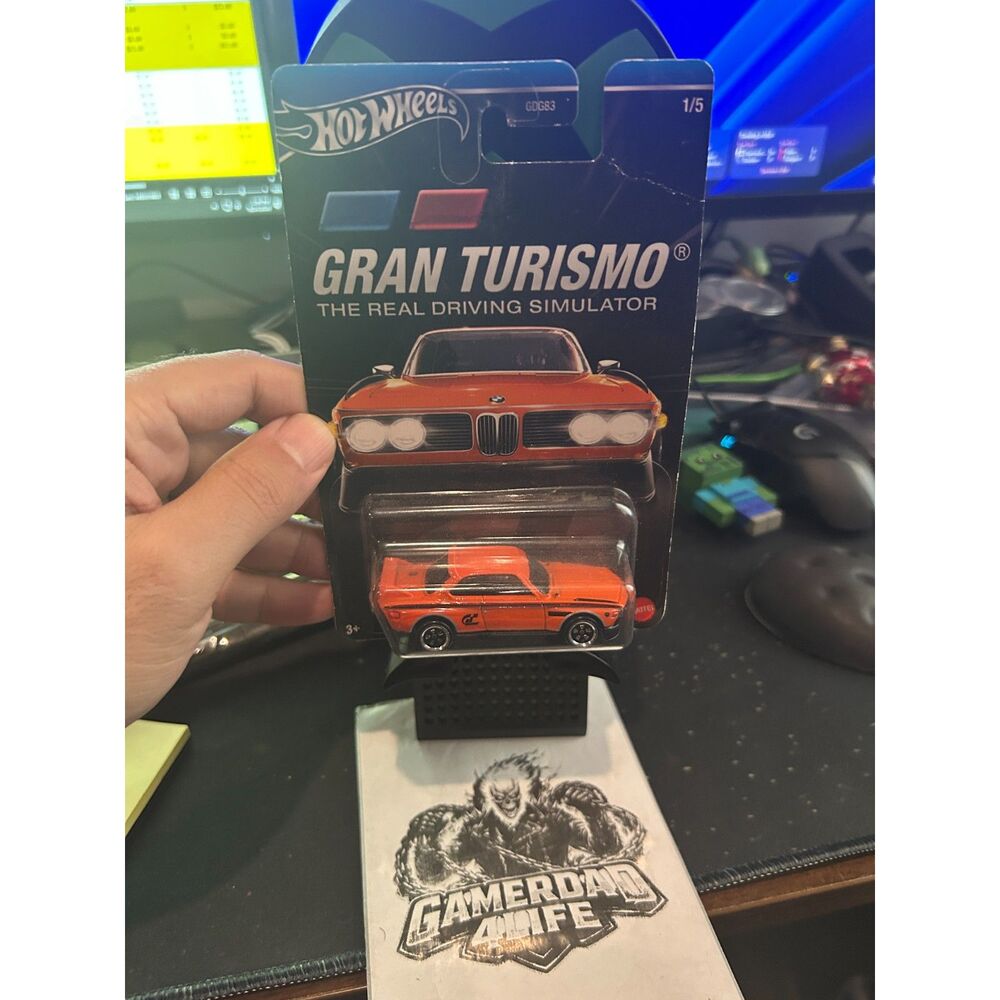 Hot Wheels Orange '73 BMW 3.0 CSL Race Car Gran Turismo 2024 - Diecast Car